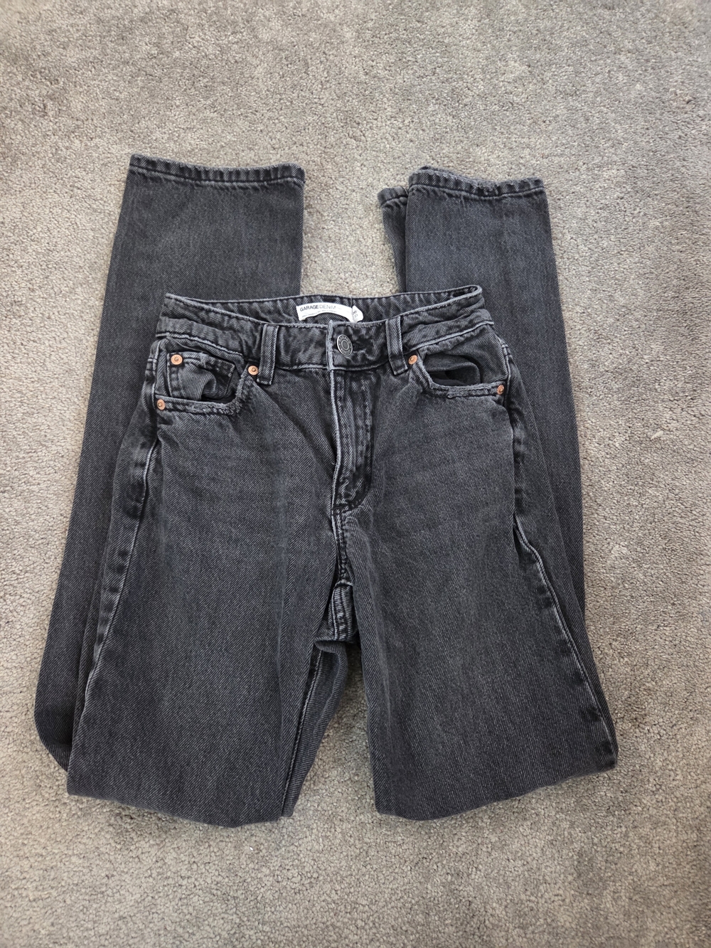 Garage Black Baggy Jeans
